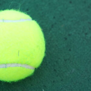 Tennis ball close up North Miami Beach Academy high-performance tennis training
