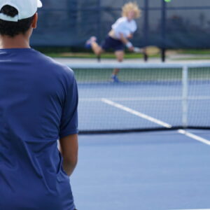 North Miami Beach Academy players playing a point